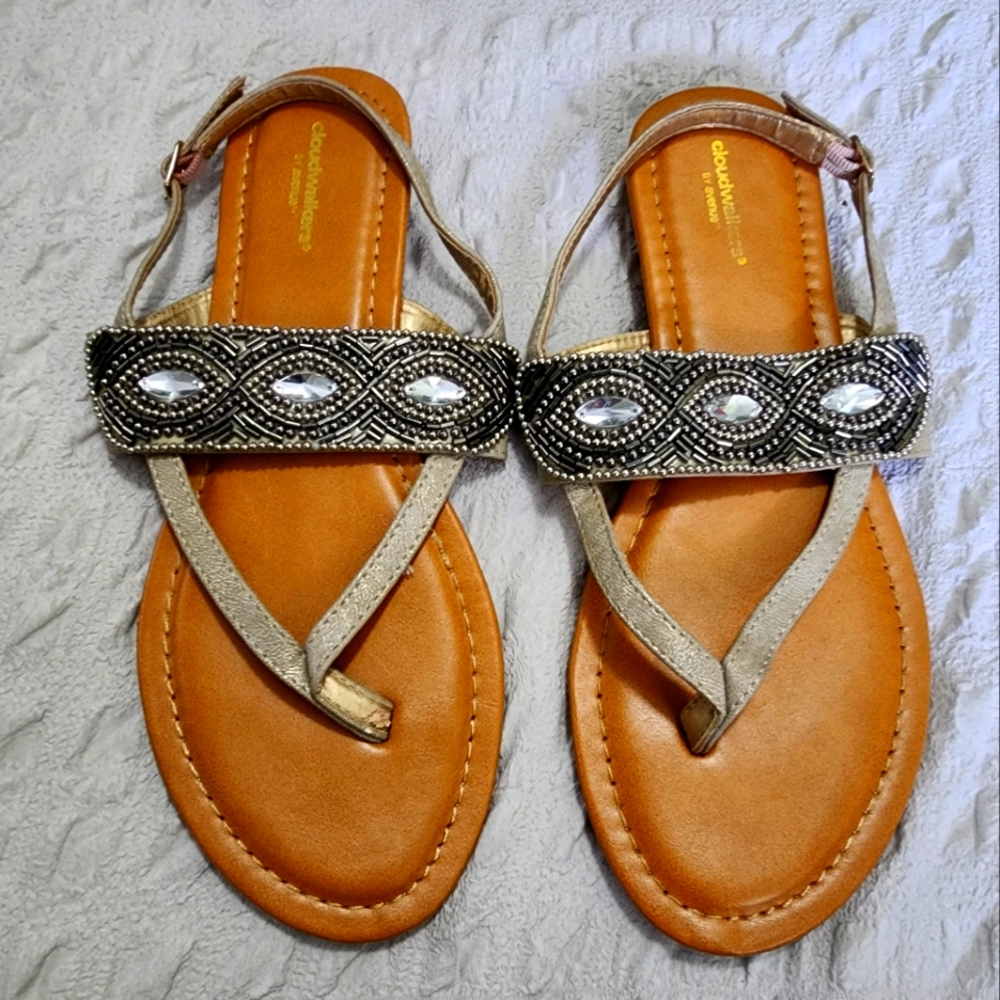 Worn Cloudwalker Strappy Sandals